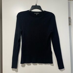 Classic Black Long Sleeve Top